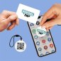 NFC-visitekaartje elektronisch - tik op telefoonkaarten voor sleutels als hanger/kaart - SOCIAL TAP