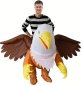 Inflatable costume Eagle (griffin) with fan - Halloween costume for adults