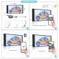 एलईडी लचीला डिस्प्ले पैनल स्क्रीन - मोबाइल फोन के लिए ब्लूटूथ के साथ प्रोग्राम करने योग्य विज्ञापन बोर्ड