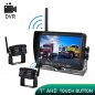 Паркувальні камери Wi -Fi з бездротовим монітором з можливістю запису на SD - 4 -кратна бездротова камера AHD + 7 -дюймовий РК -монітор DVR