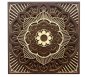 Mandala-Wandkunst aus Holz - Wandbehang Mandala-Dekor aus Holz 3D - Tibet