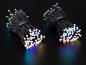 Christmas tree lights - LED Twinkly Strings - 600 pcs (48m) RGB+W with BT + Wi-Fi