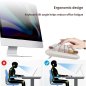 Set tastatura si mouse wireless Wifi - Design elegant Culoare maro