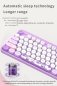 Wifi keyboard and mouse optical wireless set - Purple color