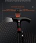 Medical walking stick - Smart foldable for seniors with SOS Alarm + LED + 4G SIM