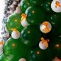 Baloon tree - Inflatable balloon Christmas tree (66 xmas balloons) - White / green up to 195cm