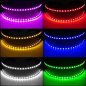 Lunettes cybernétiques de fête à LED avec 22 LED + télécommande + boutons