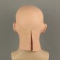 Bald man face silicone latex mask - for adults for Halloween or carnival