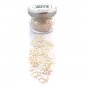 Biodegradable Glitter for skin + hair + beard - glitter shiny decorations - Glitter dust 10g (White)