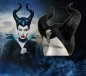 Maleficent Horns höfuðmaski - fyrir börn og fullorðna fyrir hrekkjavöku eða karnival