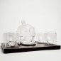 Skull whiskey decanter crystal set 1000ml with 6 pcs of 3D glasses 75ml