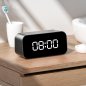 Reloj despertador con cámara 4K - reloj digital con cámara espía con WIFI (iOS/Android) + visión nocturna