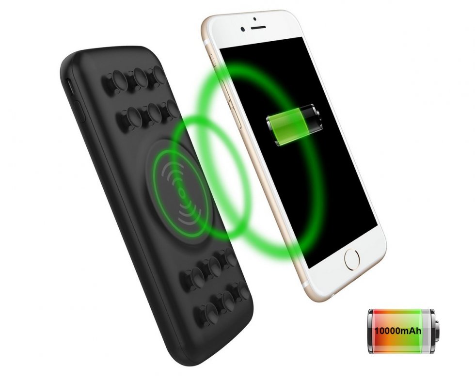 Dollar Ongeëvenaard roestvrij External charger with wireless charging function - 10000 mAh | Cool Mania